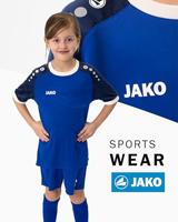 JAKO 4224K Shirt Iconic Km Kids - Sportroyal/Marine - 164 - thumbnail