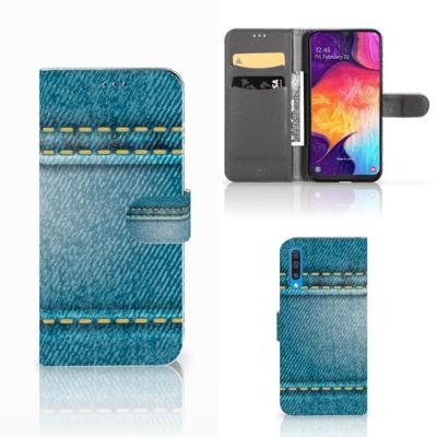 Samsung Galaxy A50 | Wallet Case | met Pasjes | Jeans