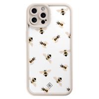iPhone 12 Pro beige case - Bee happy - thumbnail