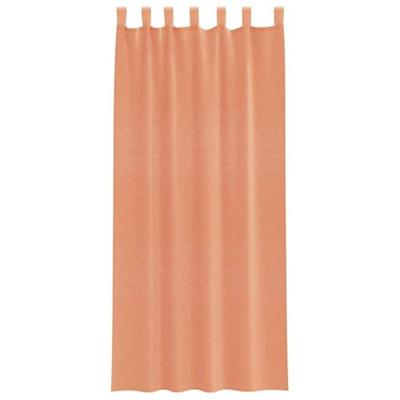 Gordijnen voile met lussen 2 st terracotta 140x225 cm
