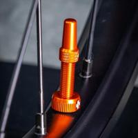 Muc-Off Muc off tubeless valve v2 sv (44mm) colour: orange aluminium - thumbnail
