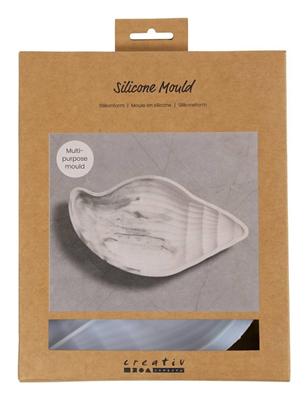 Creativ Company Siliconen vormen, conchschelp , h: 2 cm, l: 20 cm, b: 11 cm, 1 stuk
