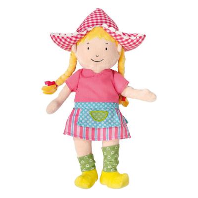 Bambolino Toys Knuffel pluche fien en teun - boerin fien, 35cm