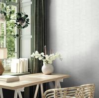 Marburg Travertino; Boho Behang met linnenlook - 33388 - thumbnail