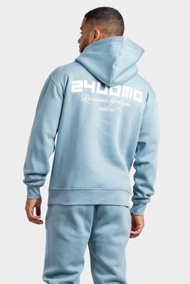 Graphic Logo Hoodie Heren Light Blue