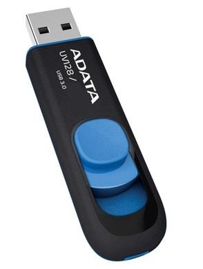 USB stick Adata AUV128-64G-RBE 64 GB Blauw USB stick Adata AUV128-64G-RBE 64 GB Blauw