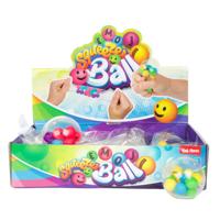Toi-Toys Fun knijpbal gevuld met lachtgezicht balletjes - thumbnail