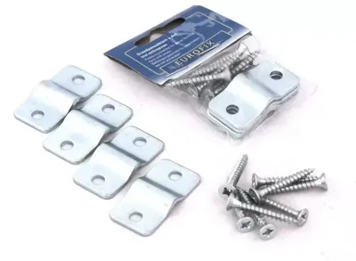 Draadpaneelklem per 4 stuks inclusief schroeven Eurofix - Eurofix Draadpaneelklem per 4 stuks inclusief schroeven Eurofix - Eurofix