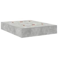 Opbergbedframe Beton Grijs 236.5 x 160 x 31.5 cm Bewerkt hout - thumbnail