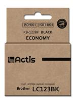 Actis KB-123Bk Inkt (vervanging Brother LC123BK/LC121BK; Standaard; 15 ml; zwart) - thumbnail