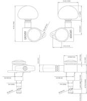 Grover Roto-Grip Locking Rotomatics 502 series gold stemmechanieken set van 6 - 3x3 - thumbnail