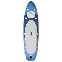 Stand Up Paddleboardset opblaasbaar 360x81x10 cm zeeblauw - thumbnail