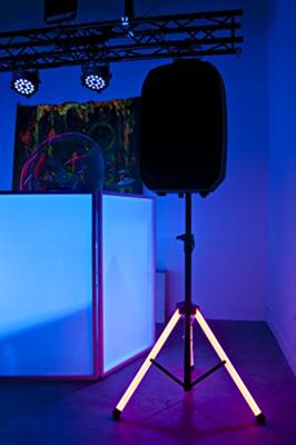 ADJ Color Stand LED luidsprekerstatief met verlichting ADJ Color Stand LED luidsprekerstatief met verlichting
