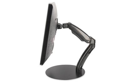 Digitus DA-90365 Monitorvoet Aantal monteerbare displays: 1 Display(s) 43,2 cm (17) - 68,6 cm (27) Zwart Kantelbaar, Zwenkbaar, Zwenkbaar