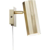 Messing wandlamp 'Alanis' GU10 fitting en schakelaar - thumbnail