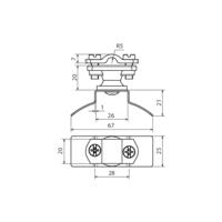DEHN LH ZS 6.11 SBB PA V2A Kabelhouder 1 stuk(s) - thumbnail