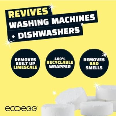 Ecoegg Reinigingstabletten wasmachine en vaatwasser - 6 st. - thumbnail