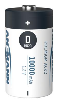 Ansmann maxE HR20 Oplaadbare D batterij (mono) NiMH 9300 mAh 1.2 V 1 stuk(s) Ansmann maxE HR20 Oplaadbare D batterij (mono) NiMH 9300 mAh 1.2 V 1 stuk(s)