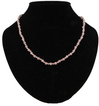 Edelstenen Ketting Rozenkwarts - Ibiza love