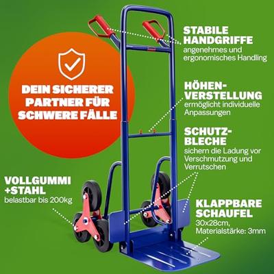 Steekwagen met luchtbanden