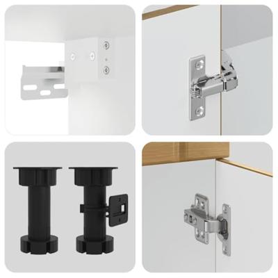 11-delige Keukenkastenset Lucca bewerkt hout artisanaal eiken