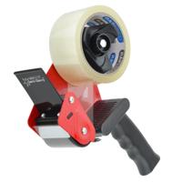 Verpakkingstape dispenser Rapesco Germ-Savvy 960 antibacterieel met transparante tape zwart - thumbnail