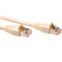 ACT IB7051 Patchkabel SF/UTP CAT5E | Snagless | RJ45 connectoren | Ivoor | 1,5 meter - thumbnail