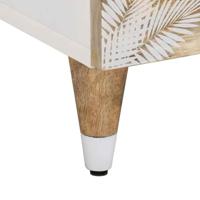 Salontafel 80x50x40 cm massief mangohout - thumbnail