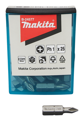Makita Accessoires Schroefbit PH1x25mm - B-24577 B-24577
