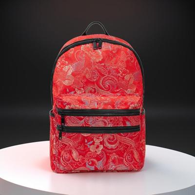 Red Shadow Backpack Lureaux - Handgemaakte Nette Schoenen Voor Heren