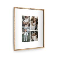 Houten lijst met gepersonaliseerde fotoafdruk - 40x50 - thumbnail