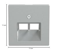 Merten 298060 Aluminium 1 stuk(s) - thumbnail