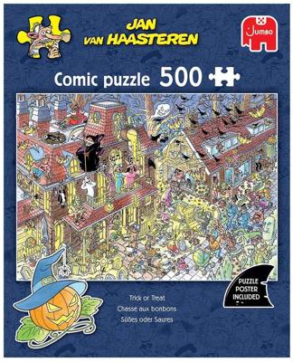 Jan van Haasteren - Trick or treat Puzzel 500 Stukjes