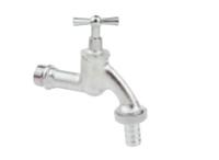 Kirchhoff Messing uitlaatventiel met T-greep, chroommat, 3/4"ET x 1"ET x 3/4" mondstuk - 986181155 - thumbnail