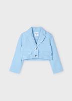 Mayoral Zomer zomerjas meisjes - blauw - thumbnail