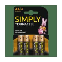 Goobay LR6 4-BL Duracell Simply Wegwerpbatterij AA Alkaline - thumbnail