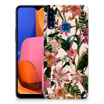 Samsung Galaxy A20s | TPU Case | Flowers