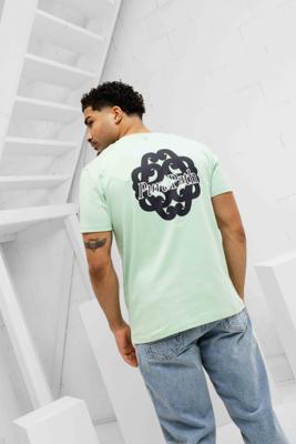 Pure Path Bold Emblem T-Shirt Heren Lichtgroen - Maat L - Kleur: Zwart | Soccerfanshop