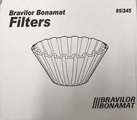 Bravilor Bonamat koffiefilter 85/245 mm, voor koffiezet Mondo, TH, Iso en Novo, doos van 4 x 250 stuks - thumbnail
