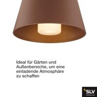SLV Veranda plafondlampPhontoni roestbruin - Ø 25cm - 1007582 - thumbnail