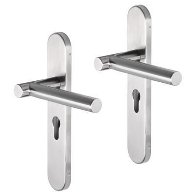 Impresso Alton RVS geborsteld op Ovaal schild Impresso Alton RVS geborsteld op Ovaal schild