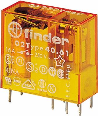 Finder 40.61.8.230.4000 Printrelais 230 V/AC 16 A 1x wisselcontact 1 stuk(s)
