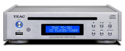 TEAC: PD-301 Tuner/CD-speler - Zilver TEAC: PD-301 Tuner/CD-speler - Zilver