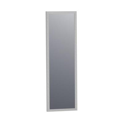 BRAUER Onyx spiegel - 25x80cm - rechthoekig - aluminium-kleurig geborsteld frame SP-ON25RHA