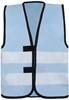 Korntex KX100K Kids´ Hi-Vis Functional Safety Vest Aarhus - Sky Blue - S (7-12 years) - thumbnail