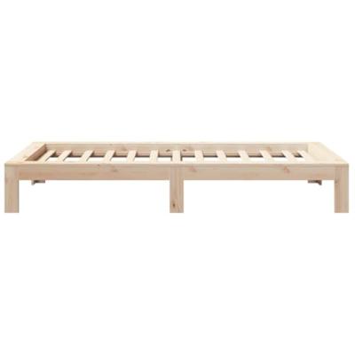 Bedframe zonder matras massief grenenhout 90x200 cm