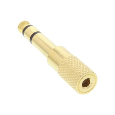InLine 99305P tussenstuk voor kabels 6.3mm 3.5mm Zwart, Goud InLine 99305P tussenstuk voor kabels 6.3mm 3.5mm Zwart, Goud
