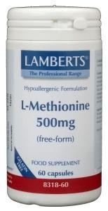 Lamberts L-methionine 500mg Vegacapsules