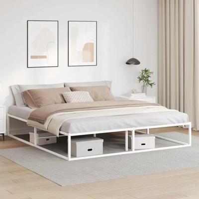 Bedframe zonder matras 180x200 cm wit Bedframe zonder matras 180x200 cm wit