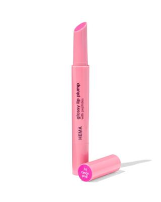 HEMA Glossy lipplump 74 candy pink (felroze)